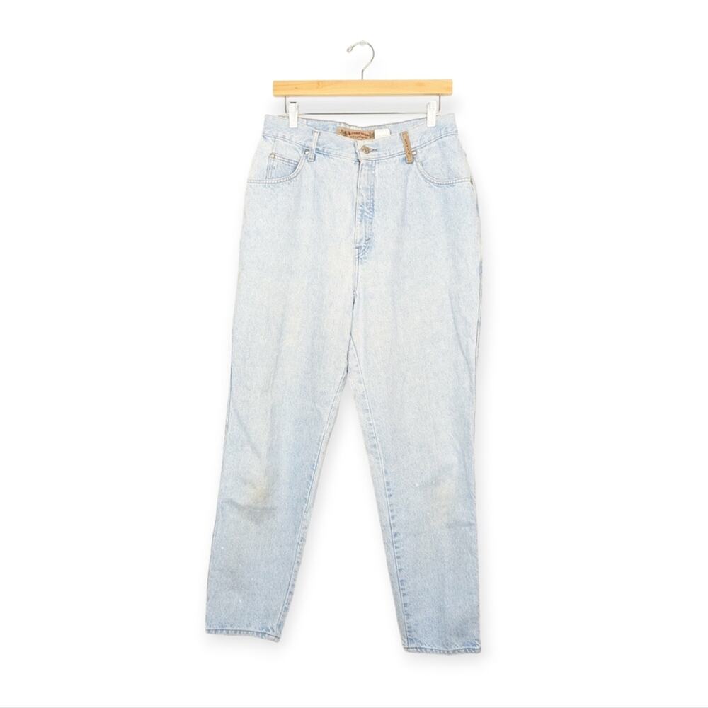 Vintage Levi's Brown Tab 900 Series Light Wash Jeans Size 16